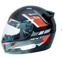 Capacete Ebf (Brilho) New Fit Shift Preto/Vermelho (60) ++