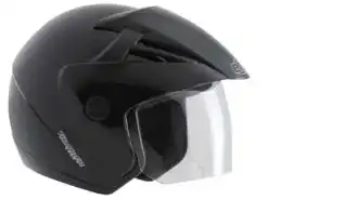 Capacete Ebf (Brilho) Thunder Open Preto (60) ++