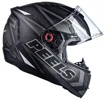 Capacete Peels Icon (Fosco) Pro Fast (C/Oculos) Preto Fosco/Branco (58) ++
