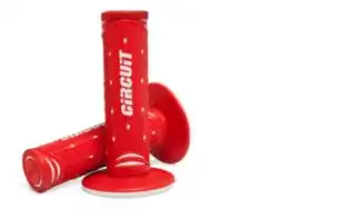 Manopla Circuit Jupiter Racing (Vermelha/Branca) ++