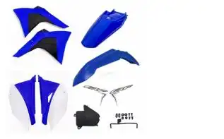 Kit Carenagem Amx Premium Crf 230 (Mod. Crf 250) (Azul/Branco) ++