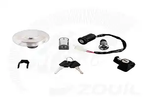 Chave Kit Ignição/Tampa Tanque/Trava De Guidão Fan 125/Titan 02/04