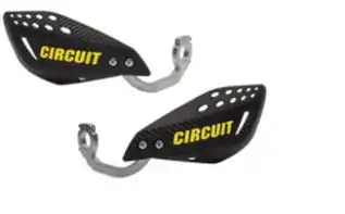 Protetor De Mão Circuit Nylon Vector (Preto Carbono/Amarelo) ++