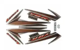 Jg De Faixas Ybr 125 04 (Prata)