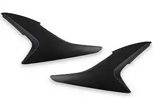 Tampa Lateral Pintada (Par) Titan 150 2009 (Preto Fosco 11/12)