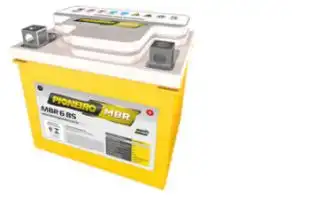 Bateria Pioneiro Mbr 6Bs Biz 125 09/Fan 125/150 09.../Nxr Bros 125/150 09.../Crf 230/Cb 300R
