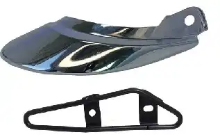 Protetor Escapamento Nxr Bros 150 03/08 (C/Suporte/Cromado)