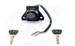 Chave De Ignição Ybr 125 08/10 (Fina) Factor 125 09/22/Factor 150 16/22/Xtz 09/16/Fazer 150 14/22 (2 Fios)