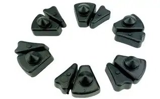 Bucha Coroa Fazer 250 Borracha (Kit 6 Pçs)