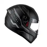 Capacete Drive 2 Hg (Fosco) Flex Preto Fosco/Grafite (62) ++