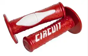 Manopla Circuit Electra Racing (Vermelha/Branca) ++