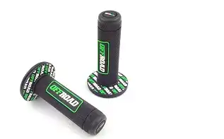 Manopla Off Road Illion/Embus (C/Neoprene) (Preto/Verde) ++