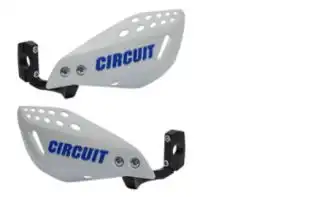 Protetor De Mão Circuit Nylon Vector (Branco/Azul) ++