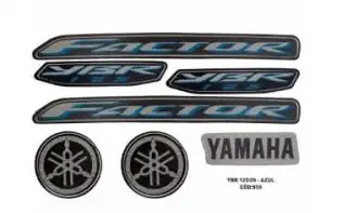 Jg De Faixas Factor 125 09 (Azul)