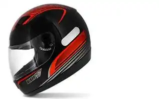 Capacete Ebf 7 (Brilho) Power Preto/Vermelho (58) ++