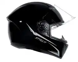 Capacete Peels Spike Ii (Brilho) Nkd Preto/Prata (60) ++