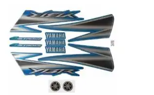 Jg De Faixas Ybr 125 05 (Azul)