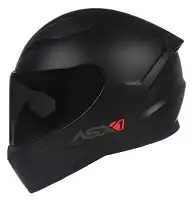Capacete Asx City (Fosco) Solid Preto Fosco (58) ++