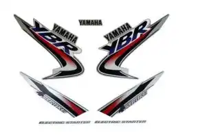 Jg De Faixas Ybr 125 02 (Prata)