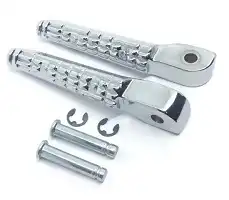 Pedaleira Traseira (Alumínio) Titan 150 (Par/Cromado)