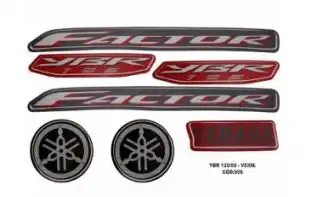 Jg De Faixas Factor 125 09 (Preta)