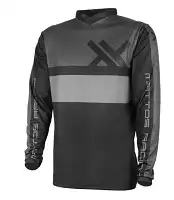 Camisa Infantil Mattos Racing Assimilate Cinza/Preta (G) ++