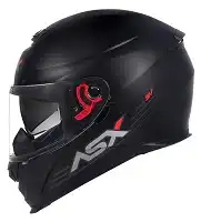 Capacete Asx Eagle (Fosco) Sv (C/Oculos) Preto Fosco (60) ++