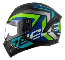 Capacete Peels Spike Ii (Fosco) Gtx Preto/Azul (60) ++