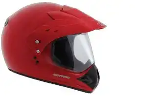 Capacete Ebf (Brilho) Motard Solid Vermelho (58) ++
