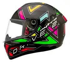 Capacete Drive 2 Hg (Brilho) Nytro Preto/Color (58) ++