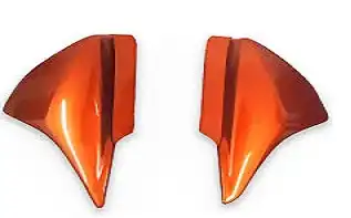 Tampa Lateral Pintada (Par) Titan 150 2009 (Laranja Metalico 2011 Ex)