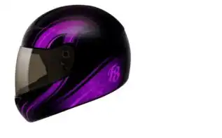 Capacete Fly F8 (Brilho) Essence Preto/Rosa (56) ++