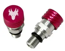 Valvula De Ar Para Suspensao Dianteira (5Mm/Vermelha) ++