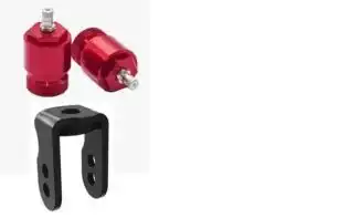 Alongador De Suspensão Crf 230 (Kit Diant./Tras./Vermelho) ++